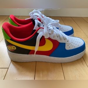 NIB Nike Air Force 1 07 QS UNO 50th Edition (Women’s 9, men’s 7.5)